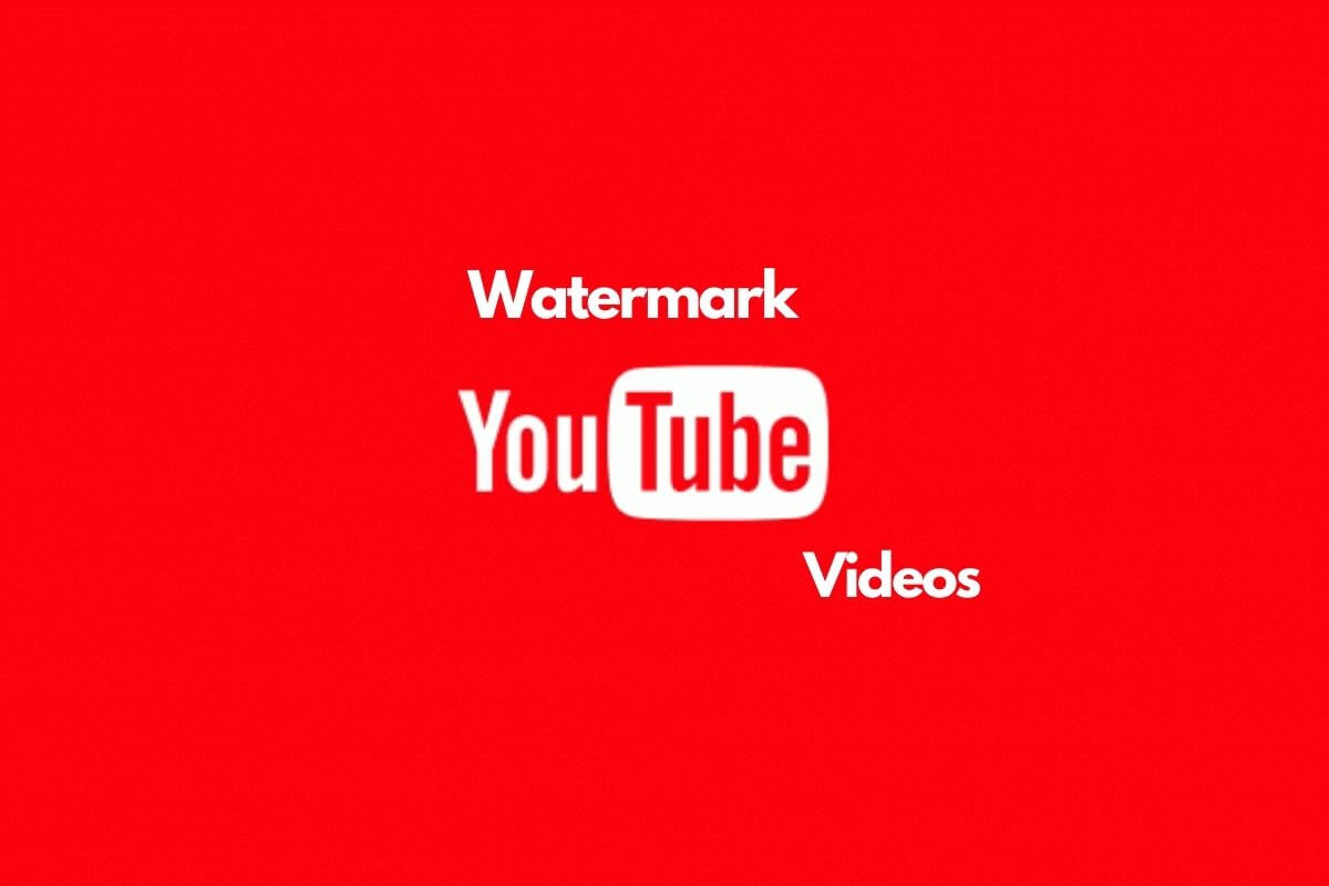Watermark YouTube videos online