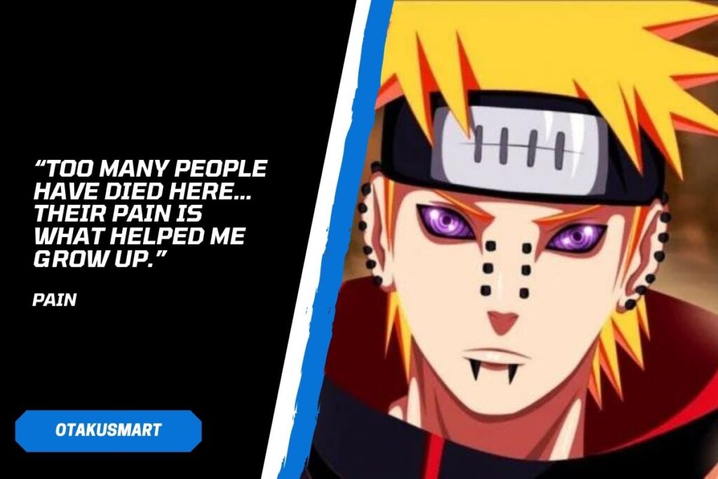 Pain sayings from Naruto