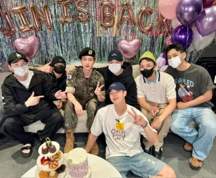BTS Jin Military Discharge