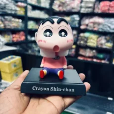 Limited Edition Super Hero Shinchan Bobblehead Action Figure with Mobile Holder