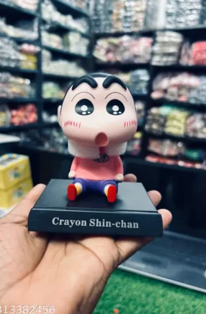 Limited Edition Super Hero Shinchan Bobblehead Action Figure with Mobile Holder